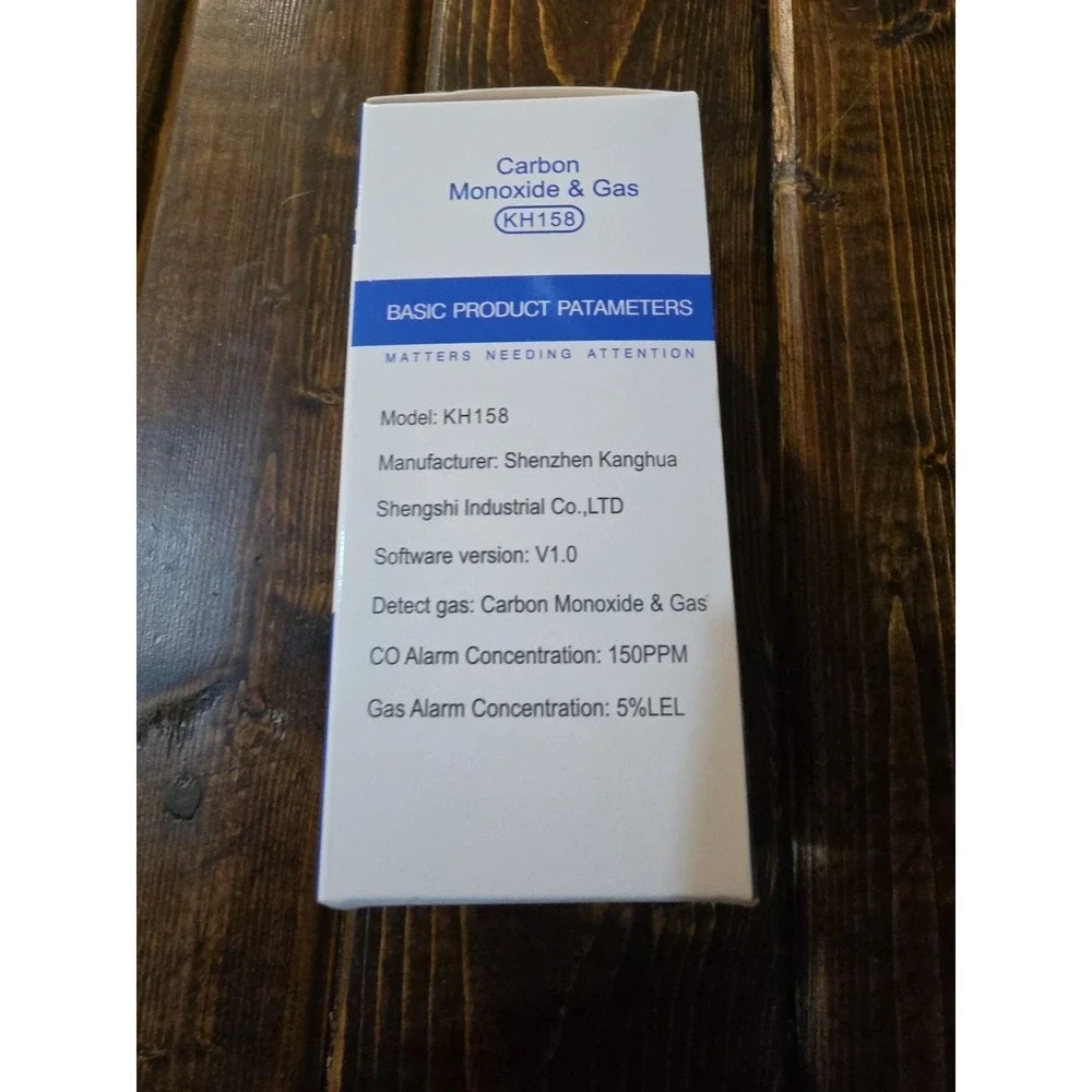 4-in-1‎ Upgraded Natural Gas Leak Detector and Carbon Monoxide Detectors, Dual
